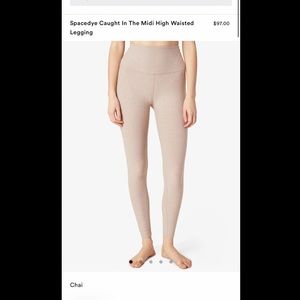 Beyond Yoga space dye caught in the midi leggings